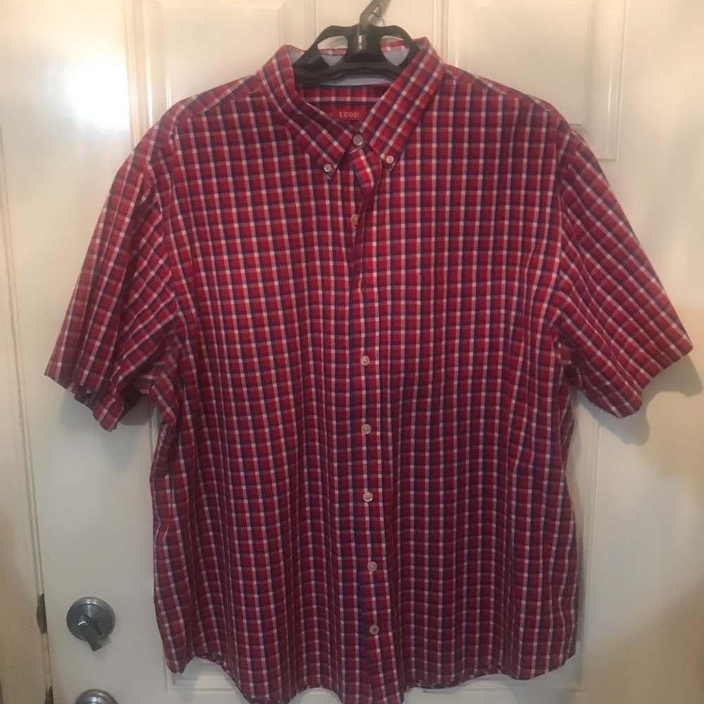 Mens IZOD casual button down shirt 2xl